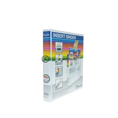 Bambi Insert Ring Binder 2D Mika A4 #2121M Office Stationery