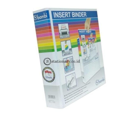 Bambi Insert Ring Binder 2D Mika A4 (40Mm) #2123M Office Stationery