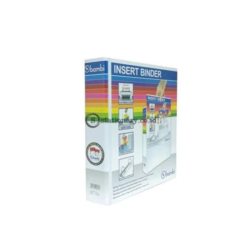 Bambi Insert Ring Binder 2D Mika A4 (40Mm) #2123M Office Stationery