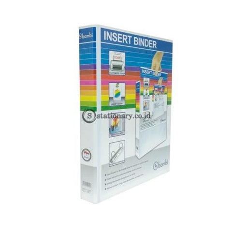 Bambi Insert Ring Binder 2D Mika Folio #2021M Office Stationery