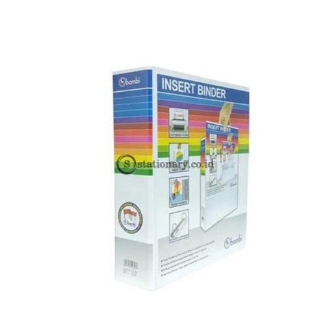 Bambi Insert Ring Binder 2D Mika Folio #2024M Office Stationery
