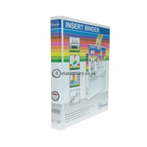 Bambi Insert Ring Binder 2D Mika Folio (20Mm) #2020M Office Stationery