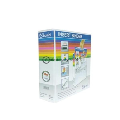 Bambi Insert Ring Binder 4D Mika A4 #2145M Office Stationery