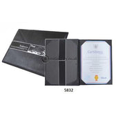 Bambi Multifunction Certificate Holder Black #5832 Office Stationery