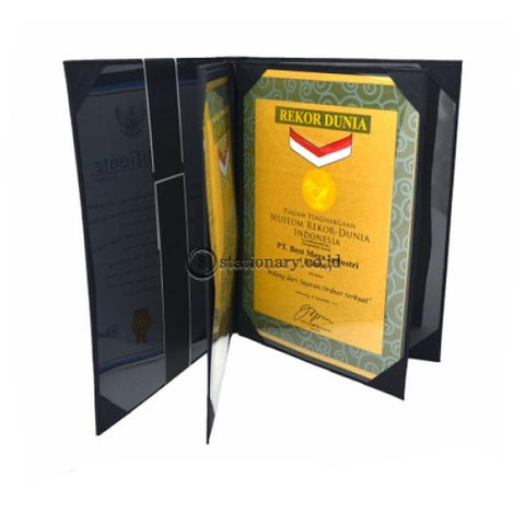 Bambi Multifunction Certificate Holder Black #5832 Office Stationery