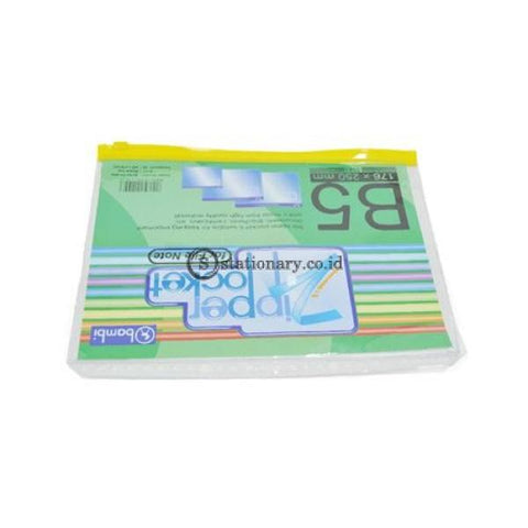 Bambi Zipper Pocket B5 For File Note #5141 Office Stationery