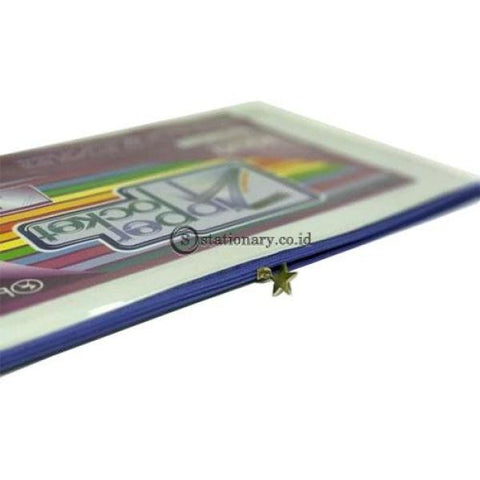 Bambi Zipper Pocket With Metal Head A4 #5176 Office Stationery