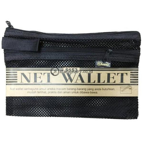 Bambi Net Wallet with Two Zipper Jala (15x26cm) #5153