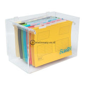 Bantex Acrylic Suspension Box A4 (28x38x24) Transparent #1666 08