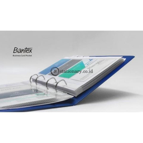 Bantex Business Card Pocket 235X120Mm 10 Sheets #2191 08 Office Stationery