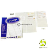 Bantex Business Card Pocket 235X120Mm 10 Sheets #2191 08 Office Stationery