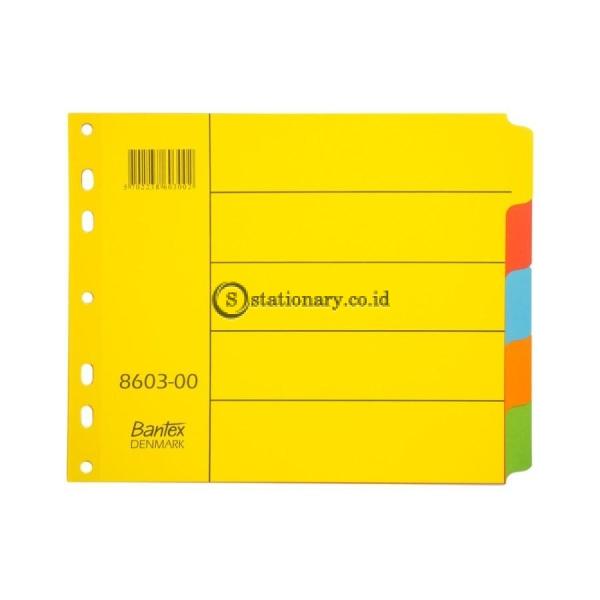 Bantex Cardboard Divider 180 x 215mm (5 Divider) #8603