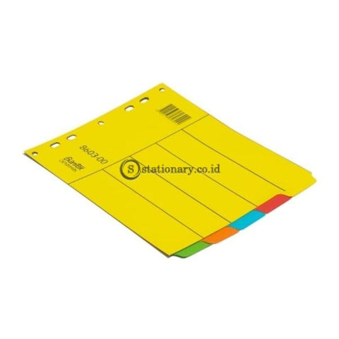 Bantex Cardboard Divider 180 x 215mm (5 Divider) #8603