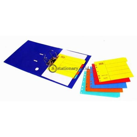 Bantex Cardboard Divider 180 X 215Mm (5 Divider) 8603 Office Stationery