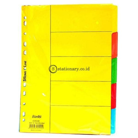 Bantex Cardboard Divider A4 (5 pages) #6045
