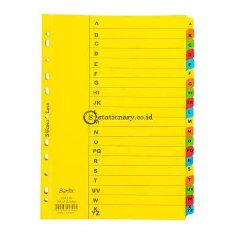 Bantex Cardboard Divider A4 A-Z (20 pages) #6043