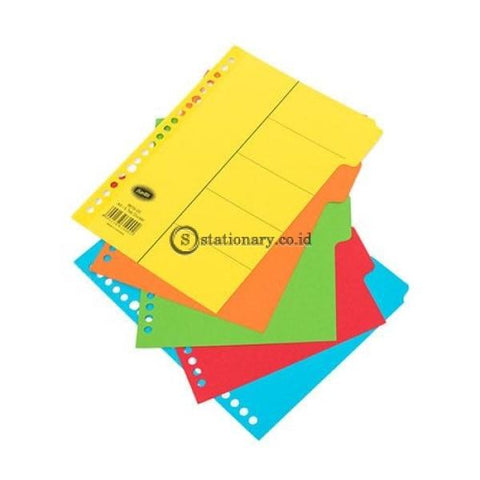 Bantex Cardboard Divider & Indexes A5 (5 pages) #8610 00