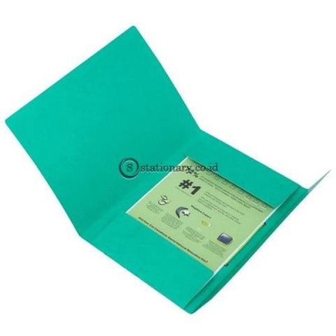 Bantex Cardboard Document File Folio #3451 Blue - 01 Office Stationery