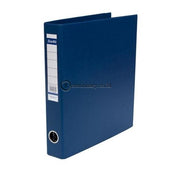 Bantex Computer Data Ring Binder 9 1/2 X11 4B 35Mm Blue #1593 01 Office Stationery