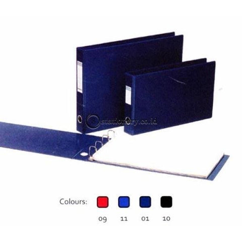 Bantex Computer Data Ring Binder 9 1/2X11 4B 52Mm Blue #1595 01 Office Stationery