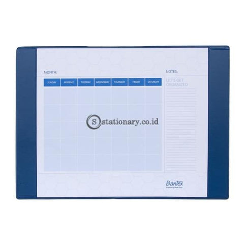 Bantex Deskpad Calender Small Blue #4163 01