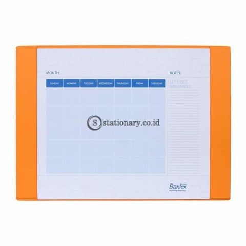 Bantex Deskpad Calender Small Mango #4163 64