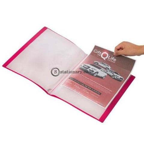Bantex Display Book 20 Pockets A4 #3143 Lime - 65 Office Stationery Promosi