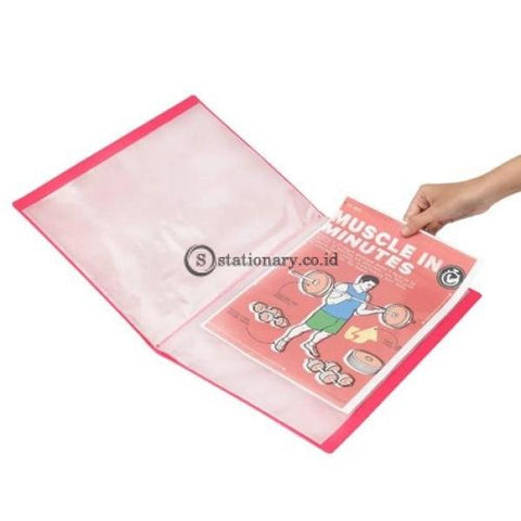 Bantex Display Book 20 Pockets Folio #3183 Lime - 65 Office Stationery