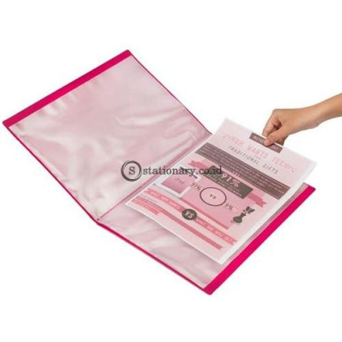 Bantex Display Book 20 Pockets Folio #3183 Lime - 65 Office Stationery
