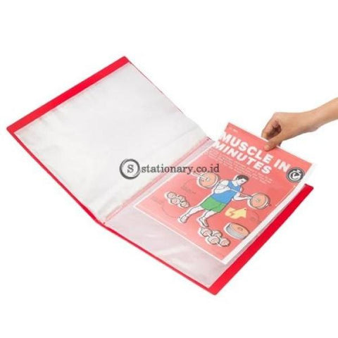 Bantex Display Book 40 Pockets Folio #3185 Lime - 65 Office Stationery