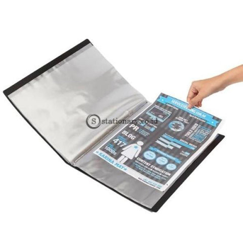 Bantex Display Book 40 Pockets Folio #3185 Lime - 65 Office Stationery