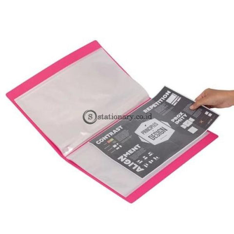 Bantex Display Book Hello Kitty 20 Sheets Folio Lemon #3183A26Hk - 26 Office Stationery