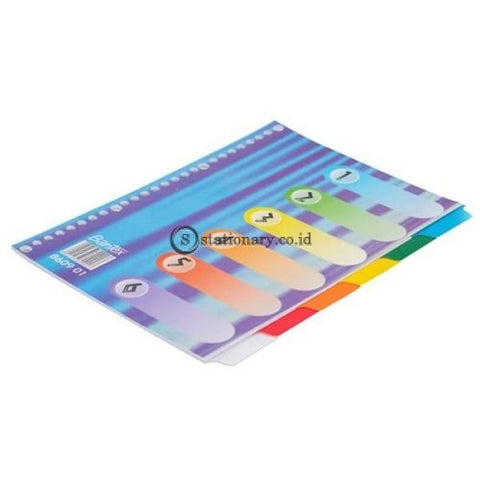 Bantex Divider 26 Holes B5 Blue Lines #8609 01 Office Stationery
