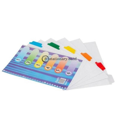 Bantex Divider 26 Holes B5 Blue Lines #8609 01 Office Stationery
