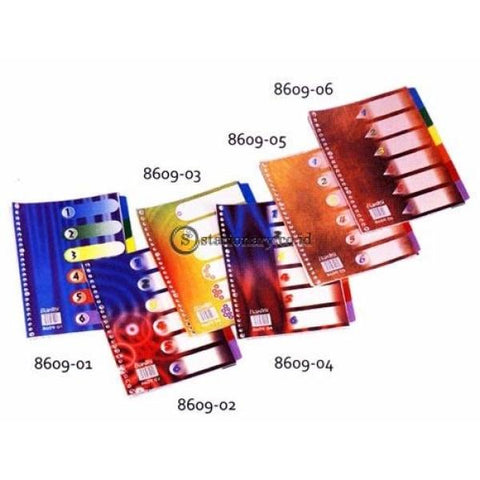 Bantex Divider 26 Holes B5 Blue Lines #8609 01 Office Stationery