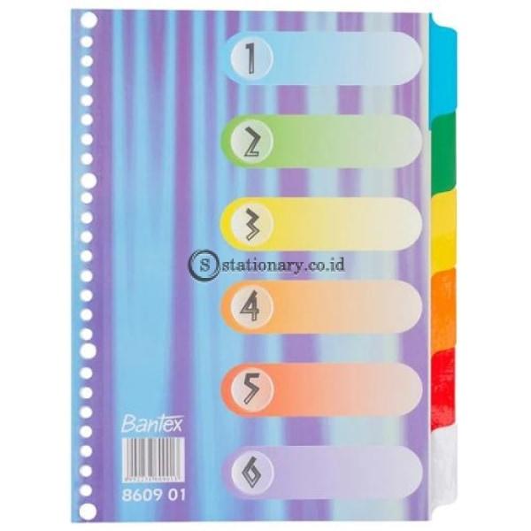 Bantex Divider 26 Holes B5 Blue Lines #8609 01 Office Stationery