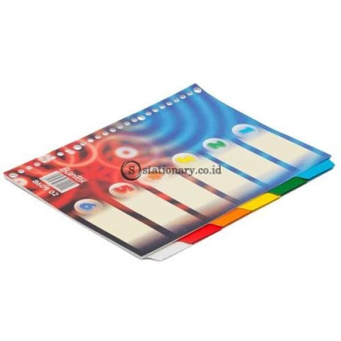 Bantex Divider 26 Holes B5 Blue Red Drops #8609 02 Office Stationery