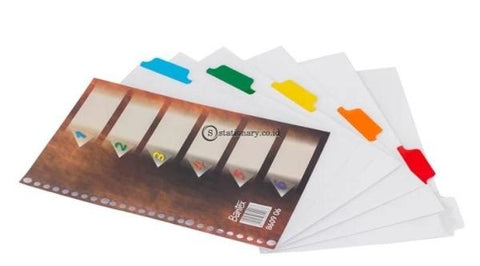 Bantex Divider 26 Holes B5 Dark Brown #8609 06 Office Stationery