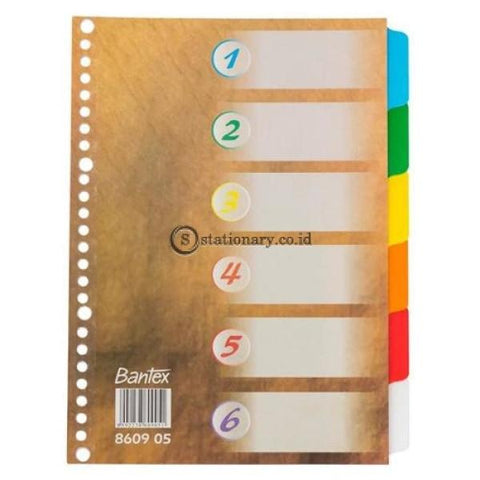 Bantex Divider 26 Holes B5 Light Brown #8609 05 Office Stationery