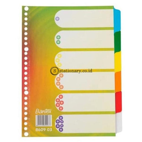 Bantex Divider 26 Holes B5 Yellow #8609 03 Office Stationery