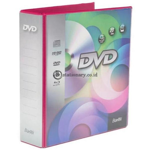 Bantex Dvd Binder 2 Ring 40Mm (Including 5 Sheets Pockets) #8541 65 Office Stationery It Supplies