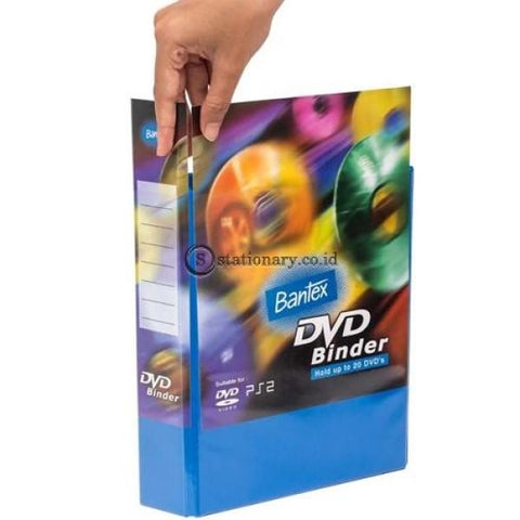 Bantex Dvd Binder 2 Ring 40Mm (Including 5 Sheets Pockets) #8541 65 Office Stationery It Supplies