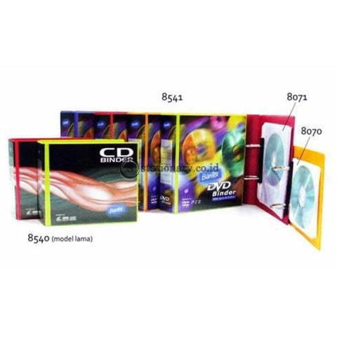 Bantex Dvd Binder 2 Ring 40Mm (Including 5 Sheets Pockets) #8541 65 Office Stationery It Supplies