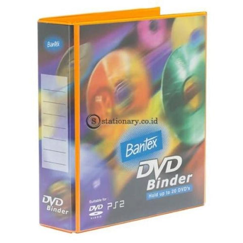 Bantex Dvd Binder 2 Ring 40Mm (Including 5 Sheets Pockets) #8541 65 Office Stationery It Supplies