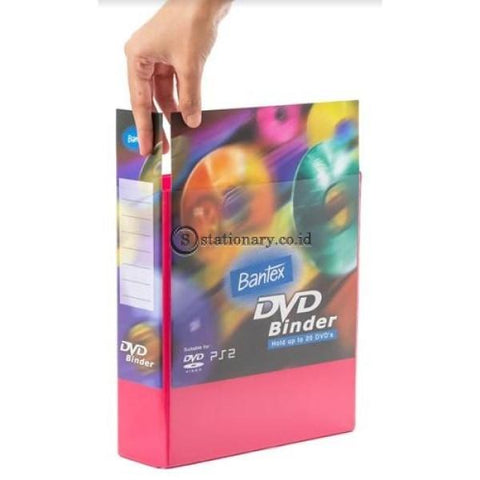 Bantex Dvd Binder 2 Ring 40Mm (Including 5 Sheets Pockets) #8541 65 Office Stationery It Supplies