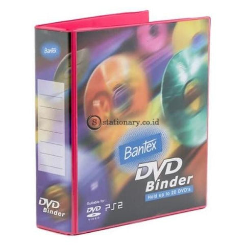Bantex Dvd Binder 2 Ring 40Mm (Including 5 Sheets Pockets) #8541 65 Office Stationery It Supplies