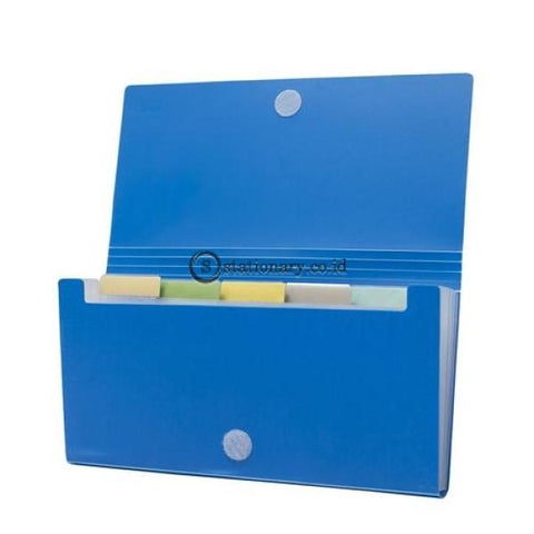 Bantex Expanding File Cheque (6 Pockets) #8810 Black - 10 Office Stationery