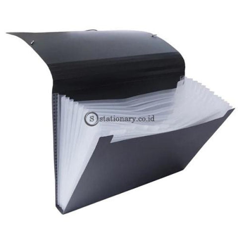 Bantex Expanding File Folio #3601 Black - 10 Office Stationery