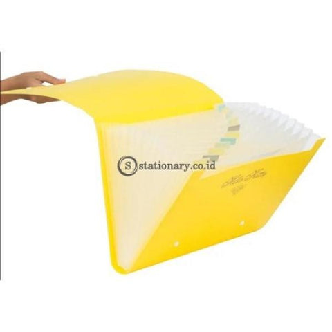 Bantex Expanding File Hello Kitty Folio #3601A26Hk Lemon - 26 Office Stationery