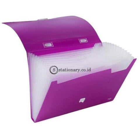 Bantex Expanding File With Handle Folio #3603 Pink - 19 Office Stationery Promosi